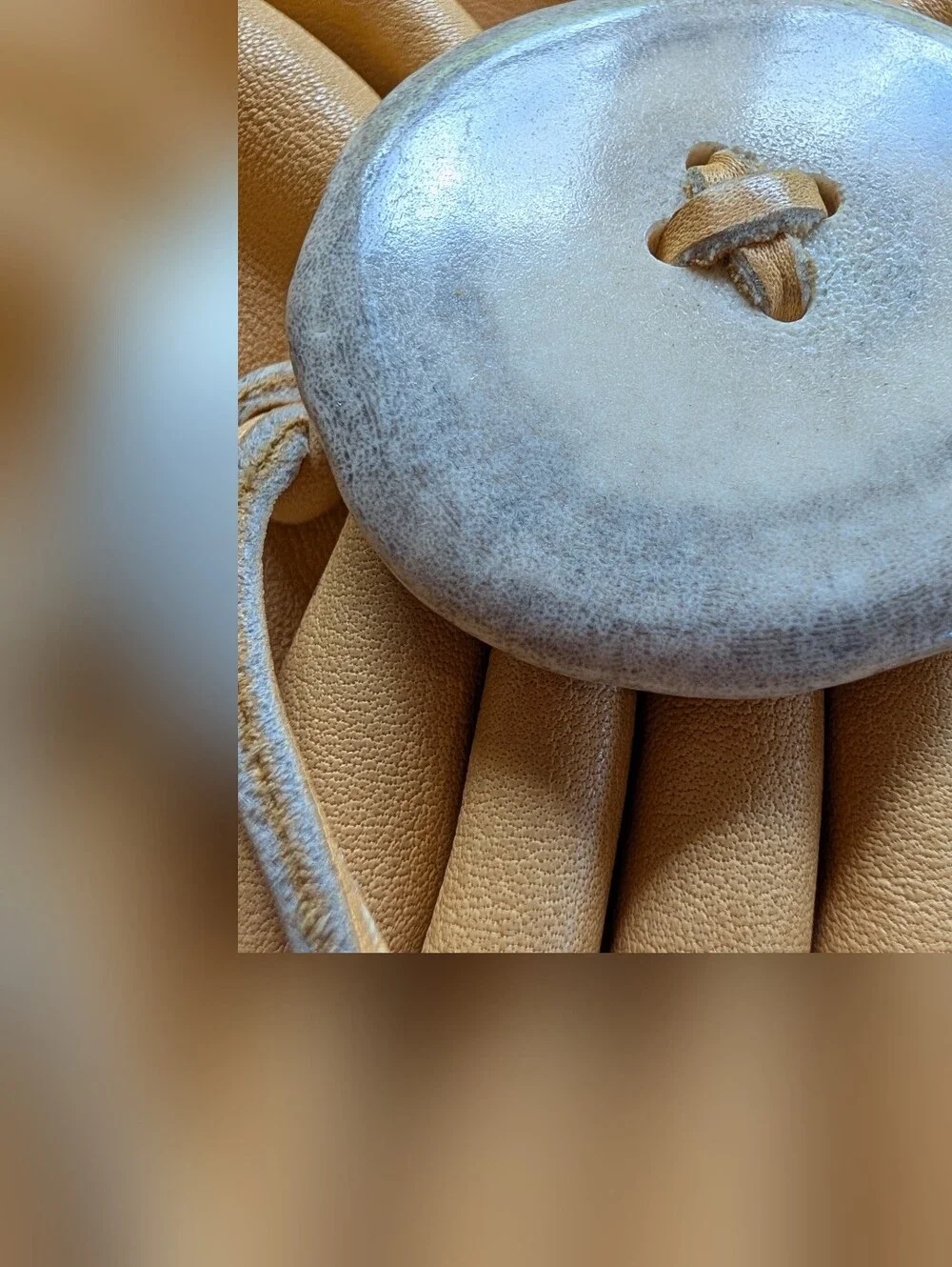 Leather Butter Soft Carmel Color Handmade Purse 🤩 Unique!